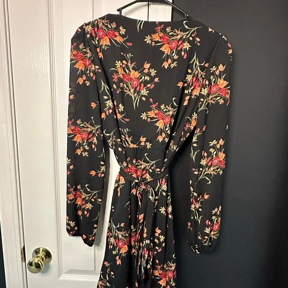 Floral Black Dress - Picture 2 of 4